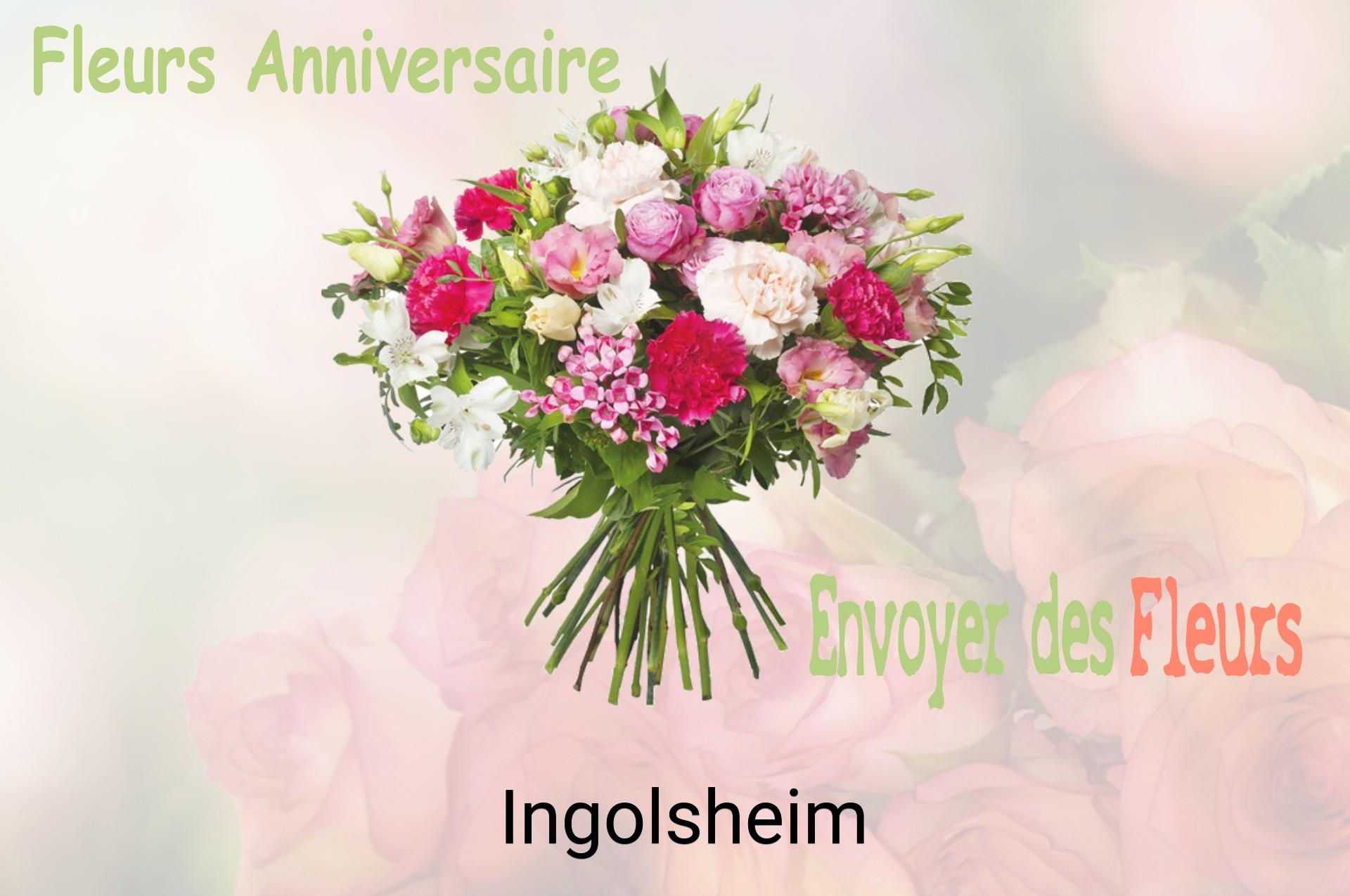 Bouquet de fleurs d’anniversaire livré à Ingolsheim
