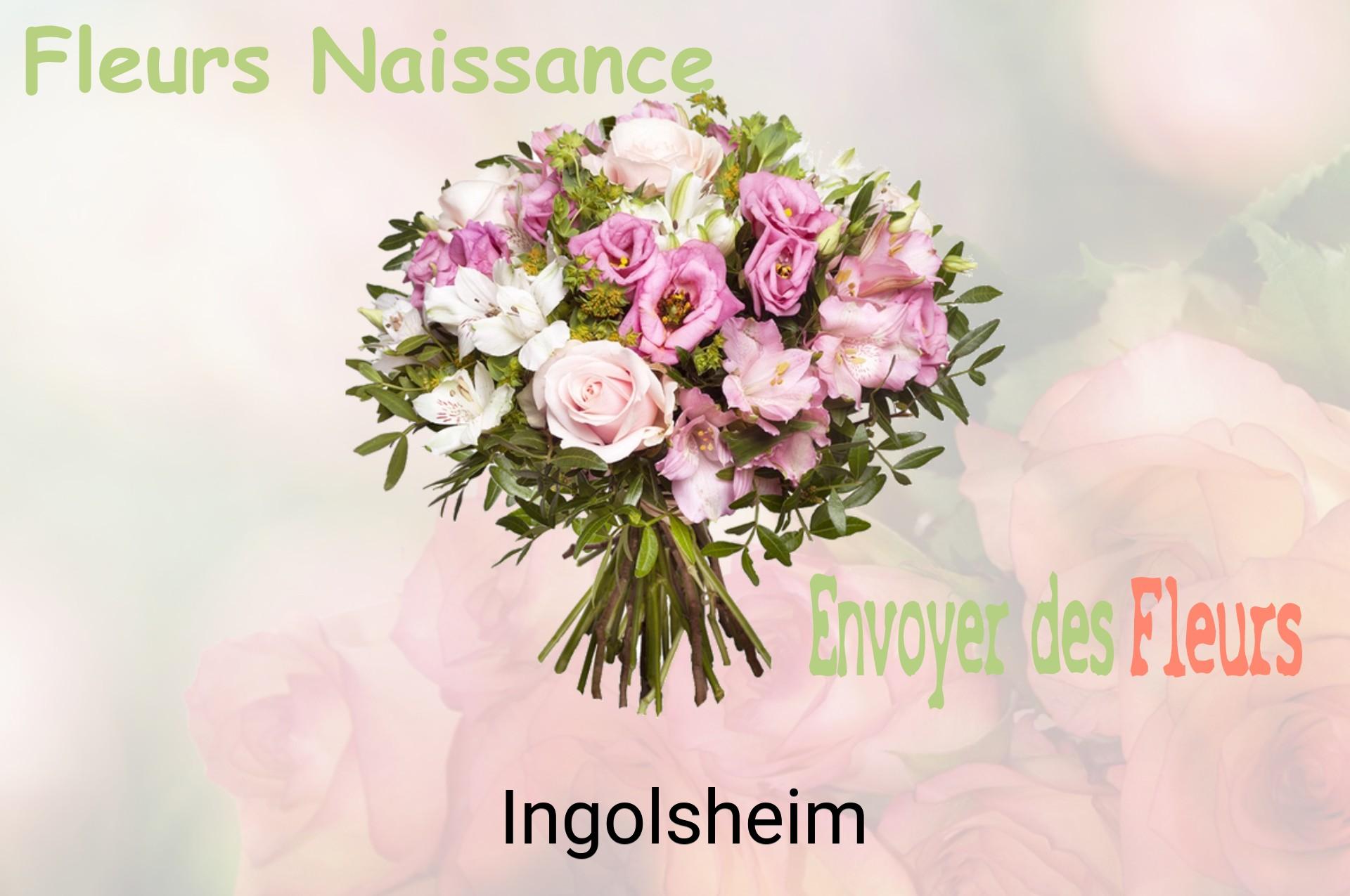 Bouquet de fleurs de naissance livré à Ingolsheim